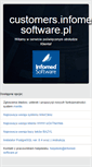 Mobile Screenshot of customers.infomed-software.pl