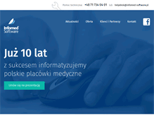 Tablet Screenshot of infomed-software.pl
